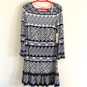 Brand New, w tags ElizaJ size 10 Full sleeve dress